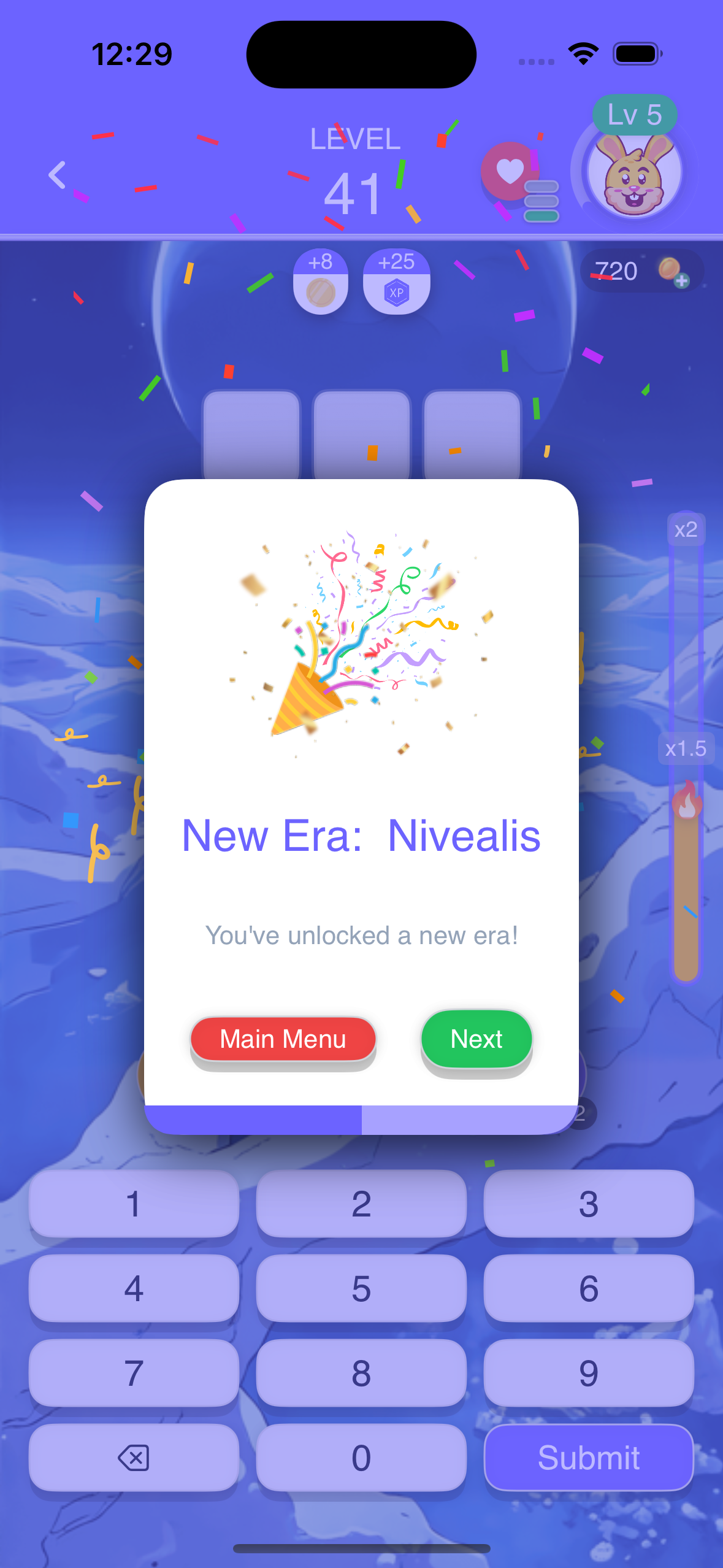 Number — unlock eras